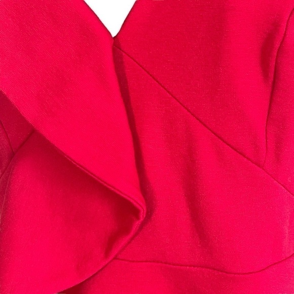 Euc Lulus formal/dressy sleeveless top, red, size medium. - Picture 3 of 12